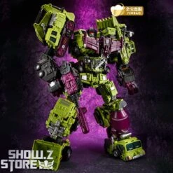 Jinbao DF03 Builder.D Devastator Green Version Set Of 6 Oversized Version -Happy Toy Store 0591167074