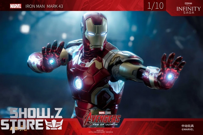 ZT Toys Marvel Licensed 1/10 Iron Man Mark 43 14 ZT Toys Marvel Licensed 1/10 Iron Man Mark 43 - Image 12