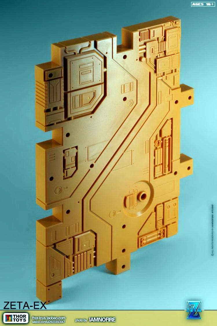 Zeta Toys Zeta-EX Display Base (Orange & Black) 8 Zeta Toys Zeta-EX Display Base (Orange & Black) - Image 6