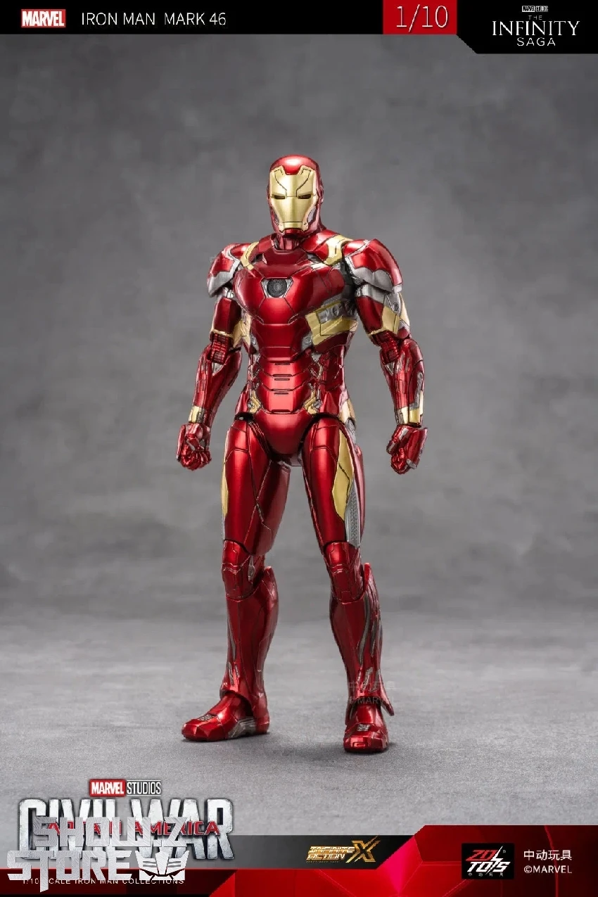 ZT Toys Marvel Licensed 1/10 Iron Man Mark 46 5 ZT Toys Marvel Licensed 1/10 Iron Man Mark 46 - Image 3