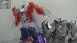 APC Toys APC-001 Attack Prime TFP Optimus Prime Clear Version W/ Black Wheels -Happy Toy Store 11d08d4ed3