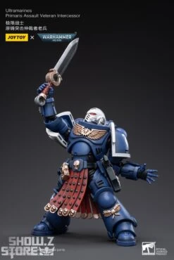 JoyToy Source 1/18 Warhammer 40K Ultramarines Primaris Assault Veteran Intercessor 15 JoyToy Source 1/18 Warhammer 40K Ultramarines Primaris Assault Veteran Intercessor -Happy Toy Store 13c12ad472