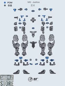 Point Factory Studio PFS02-2 Metal Parts For Bandai MG ZGMF-X09A Justice Gundam -Happy Toy Store 16d43673e0