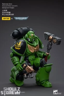 JoyToy Source 1/18 Warhammer 40K Salamanders Assault Intercessors Sergeant Krajax 18 JoyToy Source 1/18 Warhammer 40K Salamanders Assault Intercessors Sergeant Krajax -Happy Toy Store 17efe81723