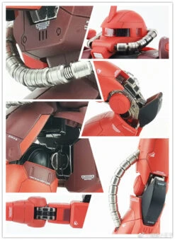 Metal Soldier MS 1/100 MS-06S MS06S Char's Zaku II Side 3 Side3 Red Comet Gundam Mobile Suit -Happy Toy Store 1e7b1a1845