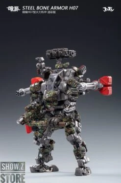 JoyToy Source 1/25 H07 Steel Bone Attack Mecha Jungle Camouflage W/ Pilot -Happy Toy Store 1f55a12132
