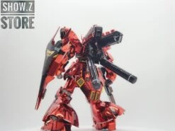 [SZ Custom] Bandai Custom RG 1/144 MSN-04 Sazabi W/ Custom Electroplated Chrome Painting -Happy Toy Store 20584e3f0a