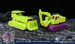 Magic Square MS-B41 Excavator Scavenger & MS-B42 Bulldozer Bonecrusher Set Of 2 -Happy Toy Store 20af1e58e2