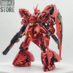 [SZ Custom] Bandai Custom RG 1/144 MSN-04 Sazabi W/ Custom Electroplated Chrome Painting -Happy Toy Store 24348c8340
