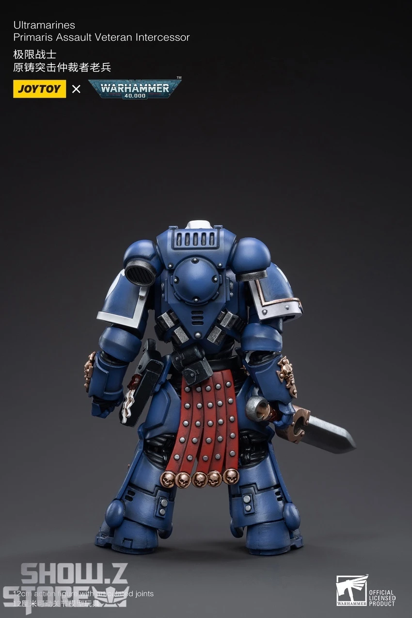 JoyToy Source 1/18 Warhammer 40K Ultramarines Primaris Assault Veteran Intercessor 5 JoyToy Source 1/18 Warhammer 40K Ultramarines Primaris Assault Veteran Intercessor - Image 3