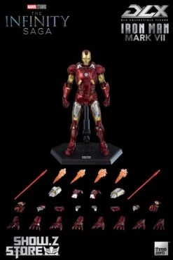 Threezero 1/12 Marvel Studio The Infinity Saga DLX Iron Man Mark 7 -Happy Toy Store 257d3455e5
