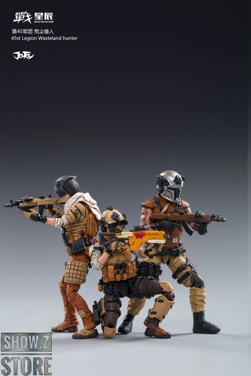 JoyToy Source 1/18 45st Wasteland Hunter Legion Set Of 3 7 JoyToy Source 1/18 45st Wasteland Hunter Legion Set Of 3 - Image 5