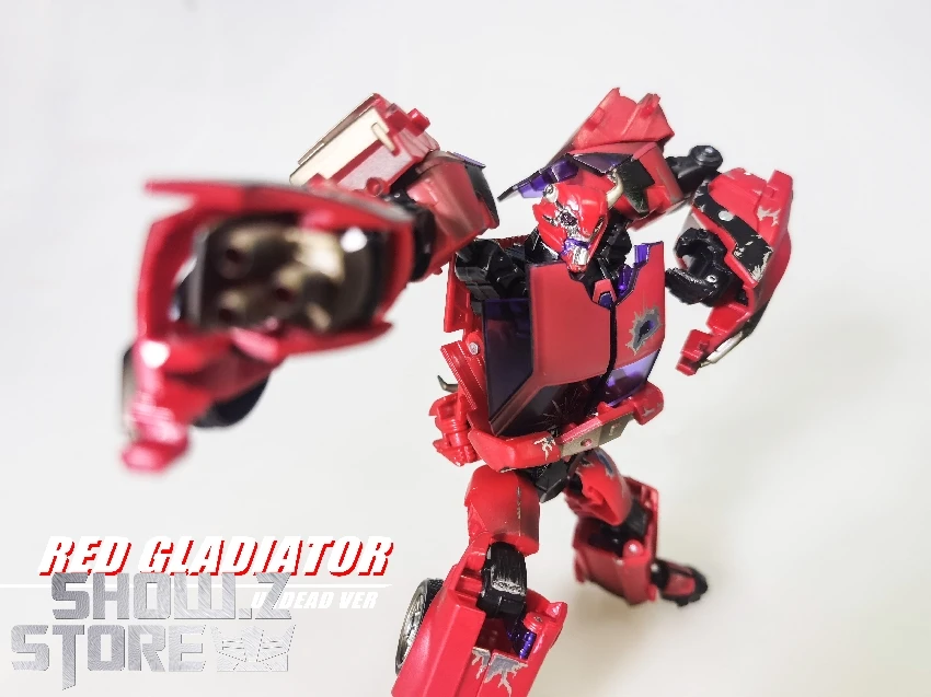 APC Toys Red Gladiator TFP Cliffjumper Zombie Version 11 APC Toys Red Gladiator TFP Cliffjumper Zombie Version - Image 9