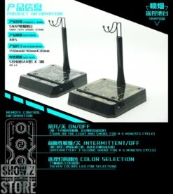 SNAP Remote Smoke Display Stand W/ LED Silver Version -Happy Toy Store 39bc3e4d5e