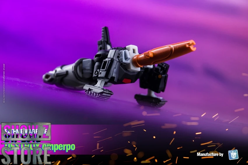 Dr.Wu DW-E01B Destroy Emperpo Galvatron Black Version & DW-E02 Monitor Officer Soundwave Set Of 2 11 Dr.Wu DW-E01B Destroy Emperpo Galvatron Black Version & DW-E02 Monitor Officer Soundwave Set Of 2 - Image 9