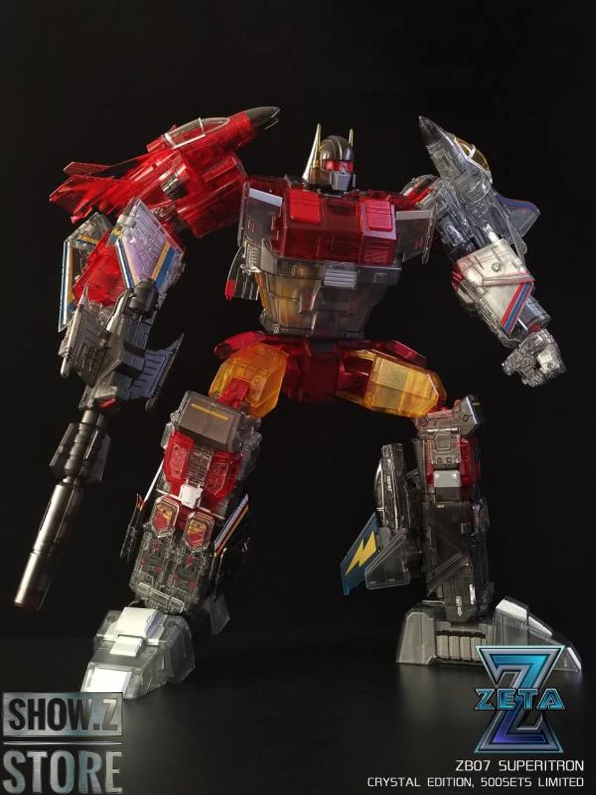 Zeta Toys ZB-07 Superitron Superion Clear Version Giftbox Set Of 6 6 Zeta Toys ZB-07 Superitron Superion Clear Version Giftbox Set Of 6 - Image 4