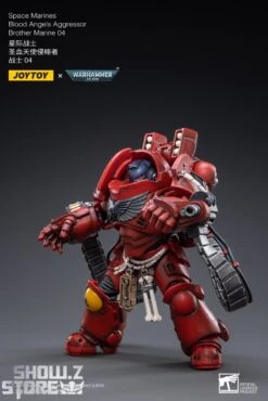 JoyToy Source 1/18 Warhammer 40K Blood Angels Intercessors Brother Marine 04 12 JoyToy Source 1/18 Warhammer 40K Blood Angels Intercessors Brother Marine 04 -Happy Toy Store 414b669498