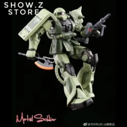 Metal Soldier 1/100 MS01 ZAKUII MS-01 MS-06 ZAKU2 Green Chogokin Metal Build -Happy Toy Store 43c1b96cd2