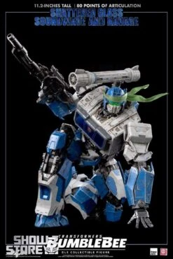 ThreeZero & Hasbro 3Z0160-EX 3Z04121W0 DLX Shattered Glass Soundwave & Ravage W/ LED -Happy Toy Store 47937b1727