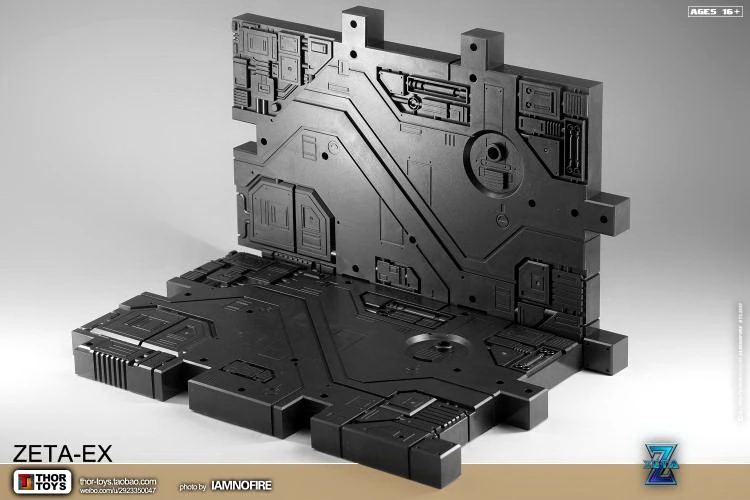 Zeta Toys Zeta-EX Display Base (Orange & Black) 15 Zeta Toys Zeta-EX Display Base (Orange & Black) - Image 13