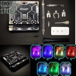 SNAP Remote Smoke Display Stand W/ LED Silver Version -Happy Toy Store 4c468e7686