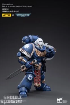 JoyToy Source 1/18 Warhammer 40K Ultramarines Primaris Assault Veteran Intercessor 16 JoyToy Source 1/18 Warhammer 40K Ultramarines Primaris Assault Veteran Intercessor -Happy Toy Store 4f068fa1cf