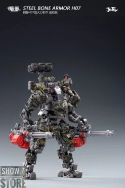 JoyToy Source 1/25 H07 Steel Bone Attack Mecha Jungle Camouflage W/ Pilot -Happy Toy Store 5363627f6d