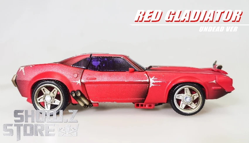 APC Toys Red Gladiator TFP Cliffjumper Zombie Version 8 APC Toys Red Gladiator TFP Cliffjumper Zombie Version - Image 6