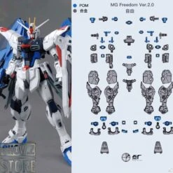 Point Factory Studio Metal Parts For Bandai MG ZGMF-X10A Freedom Gundam Ver. 2.0 -Happy Toy Store 543897c9ac