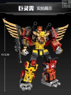 WeiJiang Wei Jiang WJ Complete Set Of 5 Sky Soarer Rampage Oversized Combination Mode POTP Feral Rex Predaking -Happy Toy Store 56378d9559