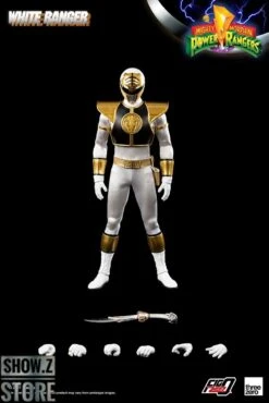 Threezero Studio 1/6 Mighty Morphin Power Rangers White Ranger 11 Threezero Studio 1/6 Mighty Morphin Power Rangers White Ranger -Happy Toy Store 583db53d5d