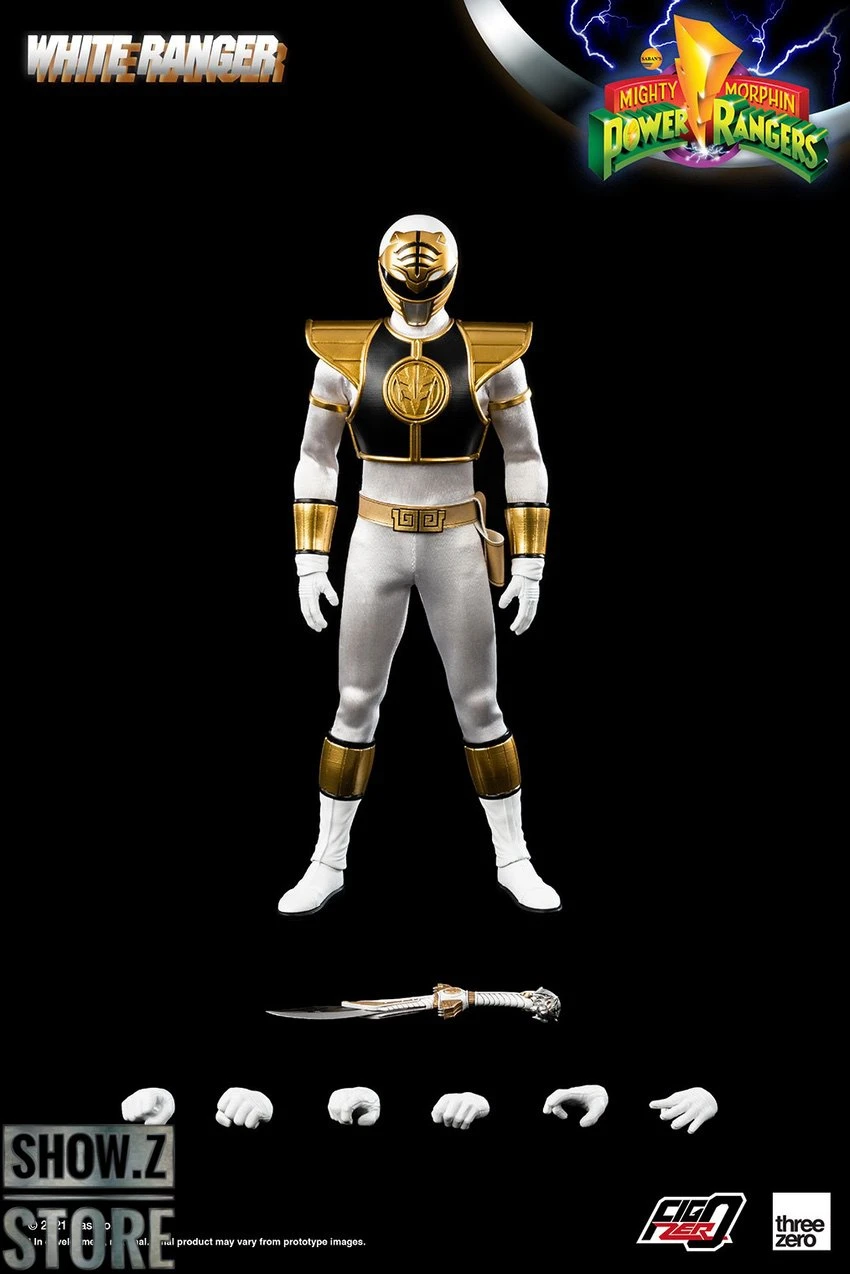 Threezero Studio 1/6 Mighty Morphin Power Rangers White Ranger 5 Threezero Studio 1/6 Mighty Morphin Power Rangers White Ranger - Image 3