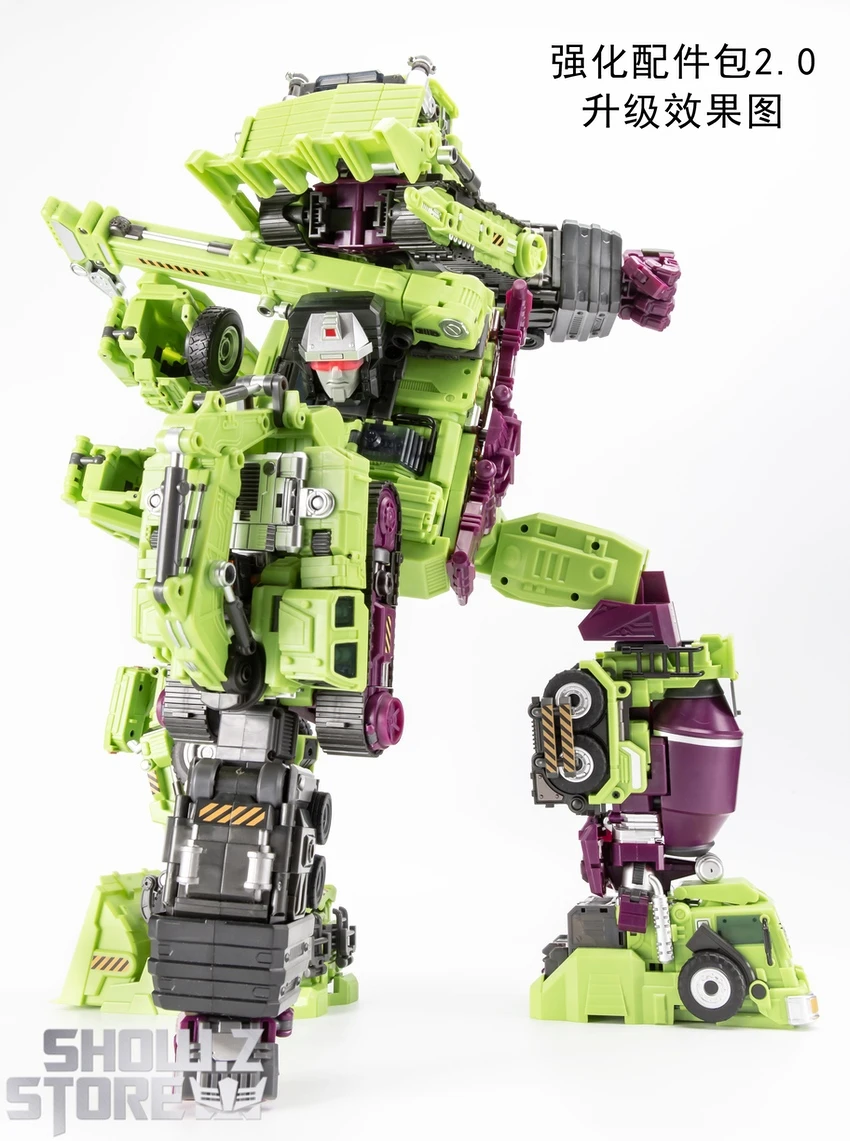 Jinbao Upgrade Kits For Devastator Gravity Builder Green Version 9 Jinbao Upgrade Kits For Devastator Gravity Builder Green Version - Image 7