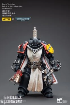 JoyToy Source 1/18 Warhammer 40K Black Templars Primaris Sword Brethren Granbertus 17 JoyToy Source 1/18 Warhammer 40K Black Templars Primaris Sword Brethren Granbertus -Happy Toy Store 60a6427185