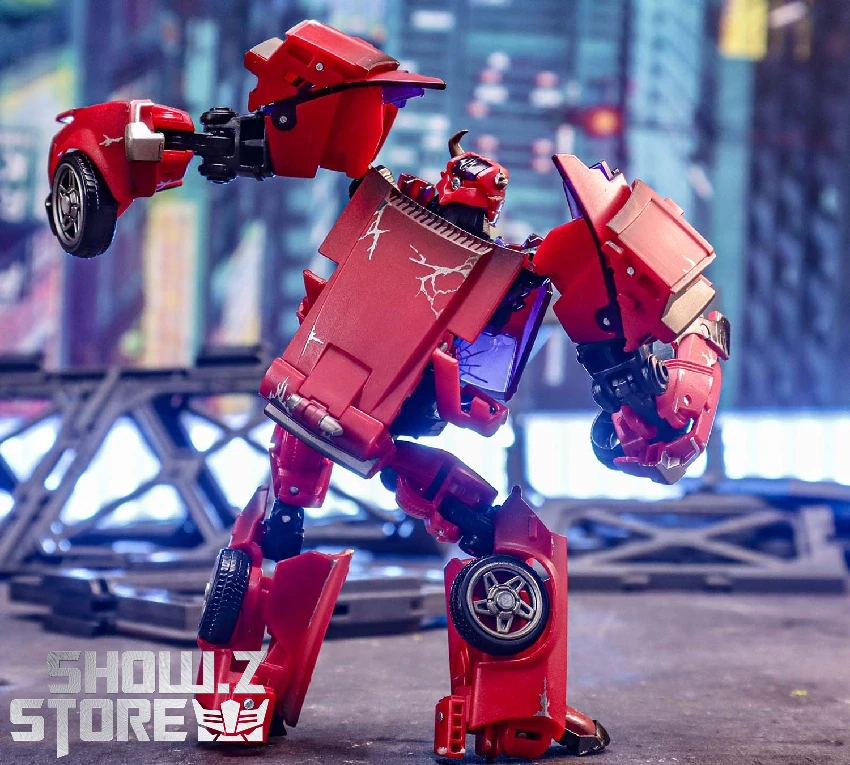 APC Toys Red Gladiator TFP Cliffjumper Zombie Version 20 APC Toys Red Gladiator TFP Cliffjumper Zombie Version - Image 18