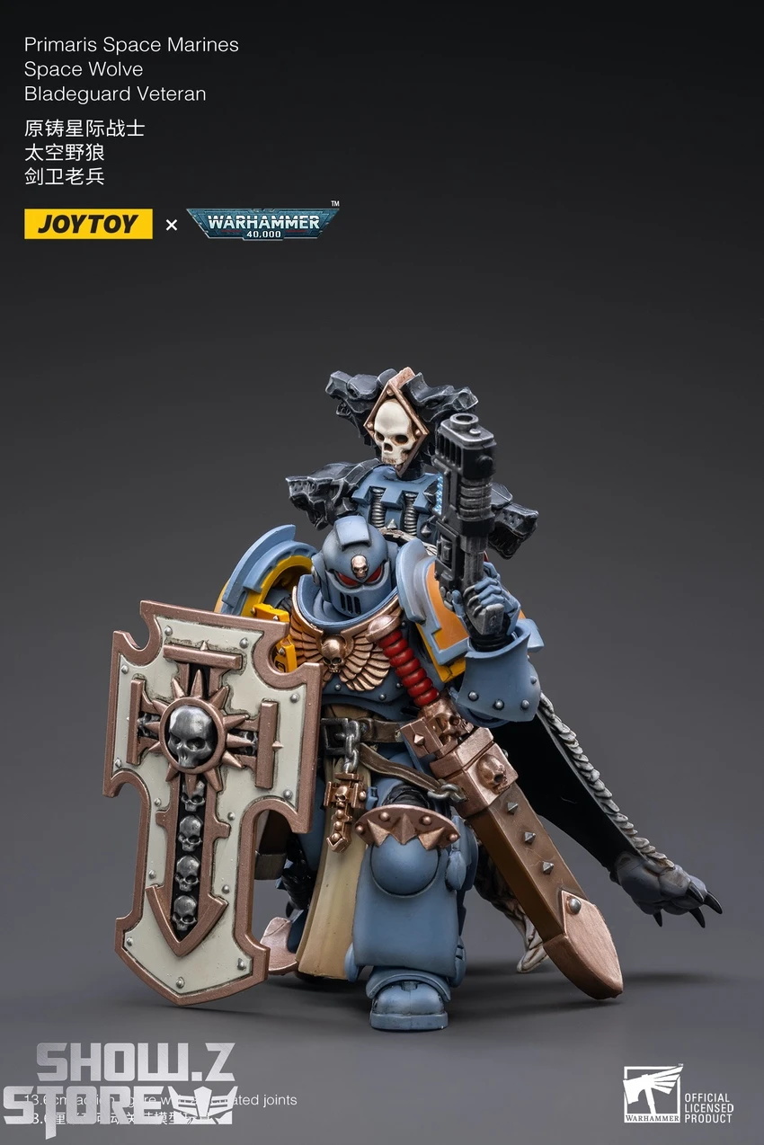 JoyToy Source 1/18 Warhammer 40K Space Wolves Bladeguard Veteran 10 JoyToy Source 1/18 Warhammer 40K Space Wolves Bladeguard Veteran - Image 8