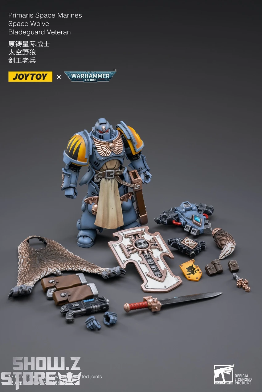 JoyToy Source 1/18 Warhammer 40K Space Wolves Bladeguard Veteran 12 JoyToy Source 1/18 Warhammer 40K Space Wolves Bladeguard Veteran - Image 10