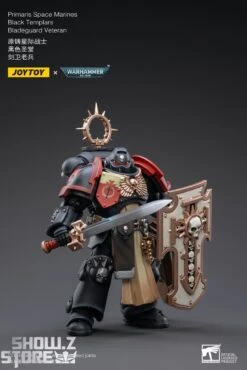 JoyToy Source 1/18 Warhammer 40K Black Templars Bladeguard Veteran -Happy Toy Store 730193599a