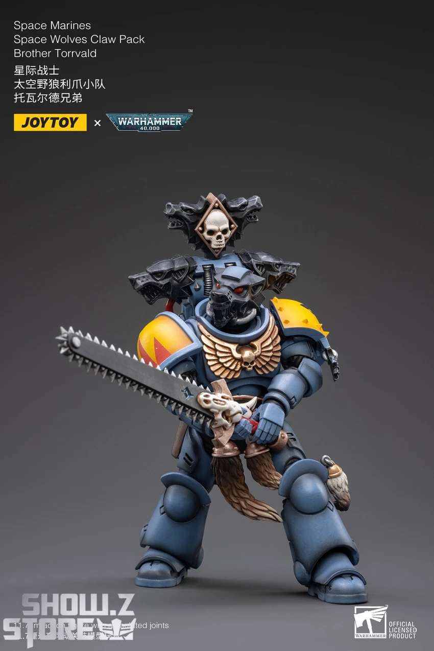 JoyToy Source 1/18 Warhammer 40K Space Wolves Claw Pack Brother Torrvald 5 JoyToy Source 1/18 Warhammer 40K Space Wolves Claw Pack Brother Torrvald - Image 3