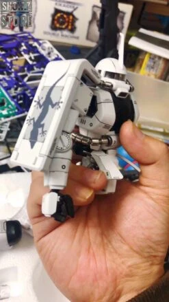 Metal Soldier MS 1/100 MS-06J MS06J Zaku II White Ogre Gundam Mobile Suit -Happy Toy Store 831ac651b5