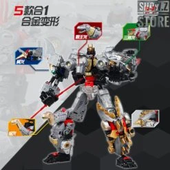 Black Mamba H6002-4B Raptor Slash & H6002-7B Robot Force Volcanicus Oversized Combiner Set Of 6 -Happy Toy Store 877dd8d5c1