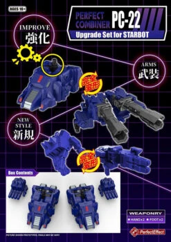 Perfect Effect PC-22 Perfect Combiner Upgrade Kit For POTP Starscream 8 Perfect Effect PC-22 Perfect Combiner Upgrade Kit For POTP Starscream -Happy Toy Store 87939d710d