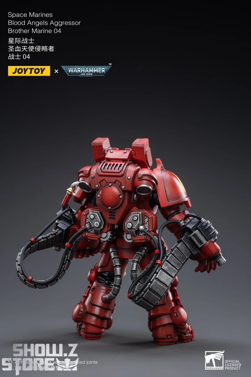 JoyToy Source 1/18 Warhammer 40K Blood Angels Intercessors Brother Marine 04 9 JoyToy Source 1/18 Warhammer 40K Blood Angels Intercessors Brother Marine 04 - Image 7