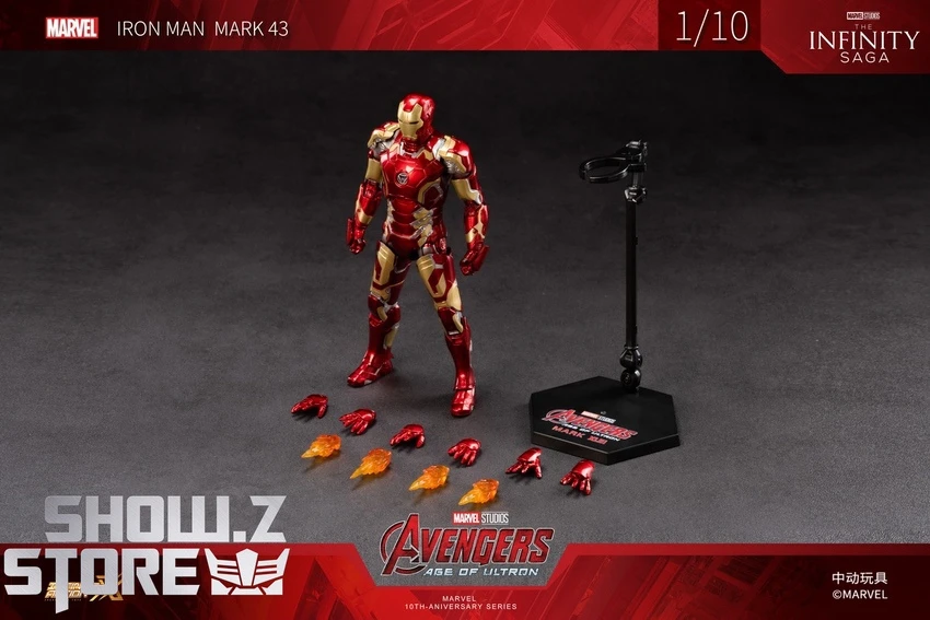 ZT Toys Marvel Licensed 1/10 Iron Man Mark 43 20 ZT Toys Marvel Licensed 1/10 Iron Man Mark 43 - Image 18