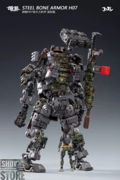 JoyToy Source 1/25 H07 Steel Bone Attack Mecha Jungle Camouflage W/ Pilot -Happy Toy Store 9224fdb208