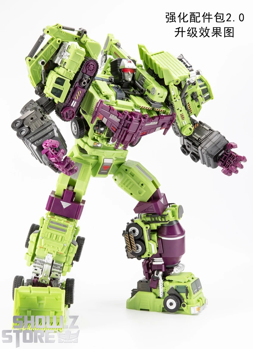 Jinbao Upgrade Kits For Devastator Gravity Builder Green Version 6 Jinbao Upgrade Kits For Devastator Gravity Builder Green Version - Image 4
