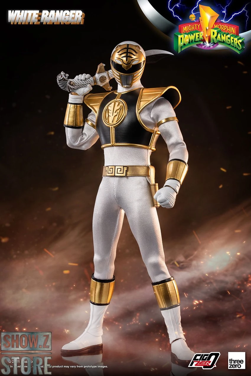 Threezero Studio 1/6 Mighty Morphin Power Rangers White Ranger 6 Threezero Studio 1/6 Mighty Morphin Power Rangers White Ranger - Image 4
