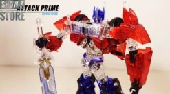 APC Toys APC-001 Attack Prime TFP Optimus Prime Clear Version W/ Black Wheels -Happy Toy Store a1ae4c6461