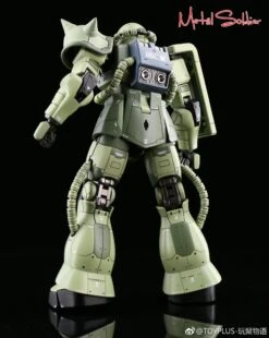 Metal Soldier 1/100 MS01 ZAKUII MS-01 MS-06 ZAKU2 Green Chogokin Metal Build -Happy Toy Store a4906a9ab5