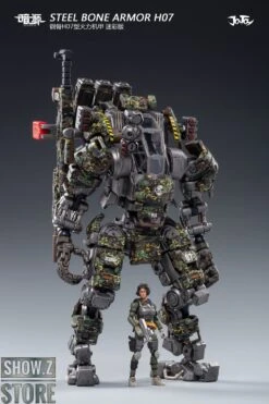 JoyToy Source 1/25 H07 Steel Bone Attack Mecha Jungle Camouflage W/ Pilot -Happy Toy Store aad6568bf3